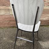 Pair of vintage formica chairs 1960 mid-century