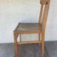 Series of 3 chairs old bistrot 60s vintage