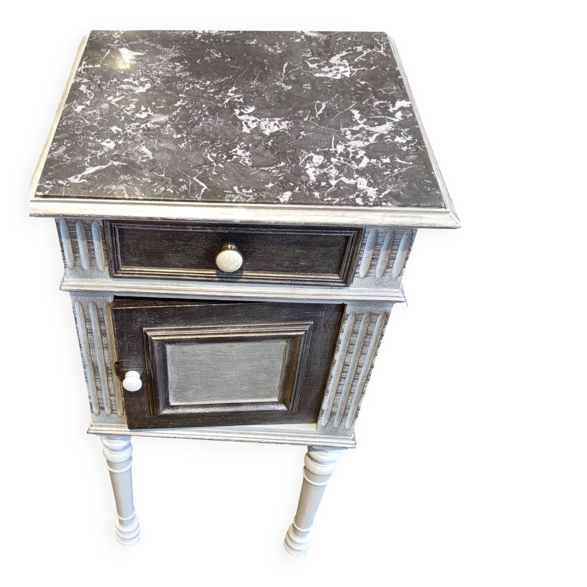 Antique bedside table