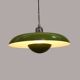 Vintage lime green Piet Hein RA-400 Pendant Lamp: Danish Modern Lighting -