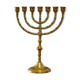 Ancient Menorah, 7-pointed bronze candlestick