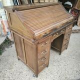 Bureau à rideau Américain en chêne 1920
