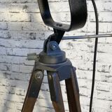 Projecteur de théâtre sur trépied vintage, années 1960