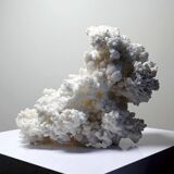 Mineral collection old specimen of white Aragonite from Mexico +3.2kg