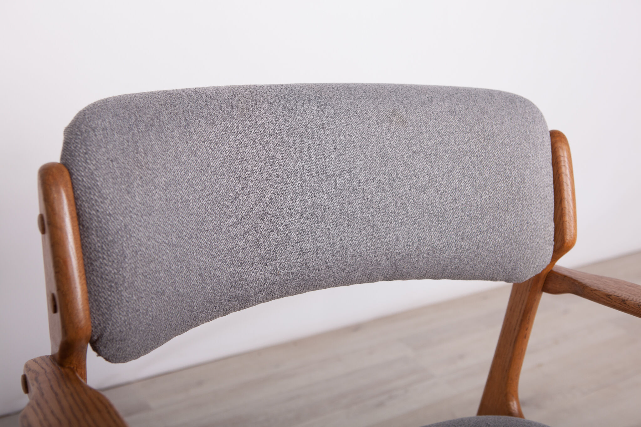 Oak Model 49 Dining Chairs by Erik Buch for Odense Maskinsnedkeri / O.D. Møbler, 1960s, Set of 6