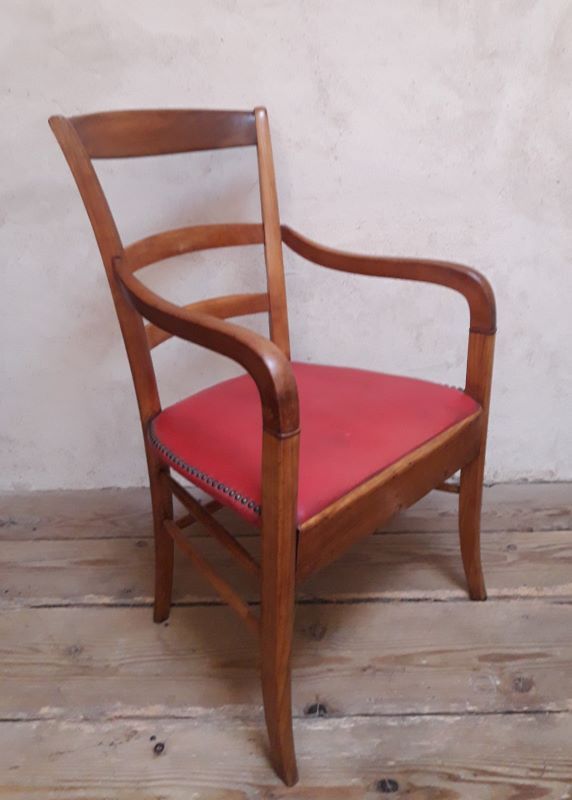 Armchair cherry tree period Restoration XIX °