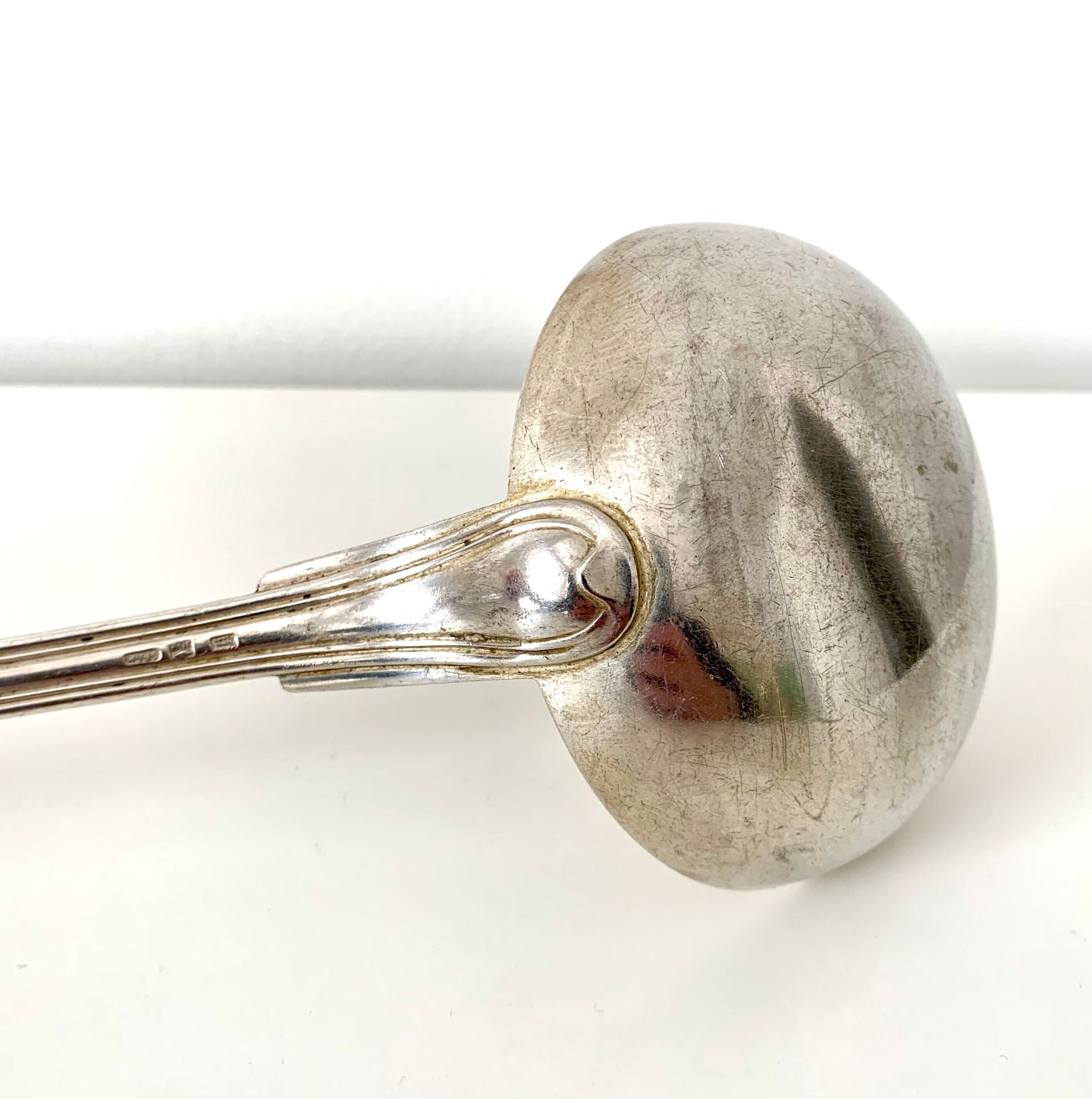 Louche et cuillère métal argenté
