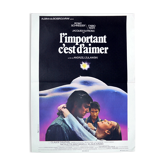 Original cinema poster "the important thing is to love" Andrzej Zulawski