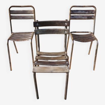 metal bistro chairs