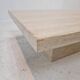 Table Basse Carrée Italienne en Travertin, 1980s