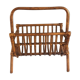 Vintage rattan magazine newspaper holder