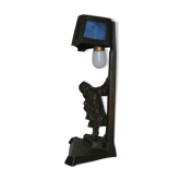 Lampe en bronze art déco