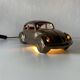 Pan W. Goebel KG Volkswagen Beetle Desk Lamp Lovely Ceramic, 1970s, Germany