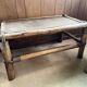 Complete bamboo rattan lounge set with armchair x2, sofa, coffee table