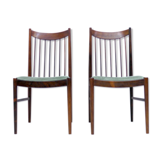 Chaises de salle à manger en palissandre Arne Vodder pour Sibast, Danemark, années 60