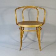 Thonet "Le Corbusier" armchair, circa 1905, star-shaped wooden seat