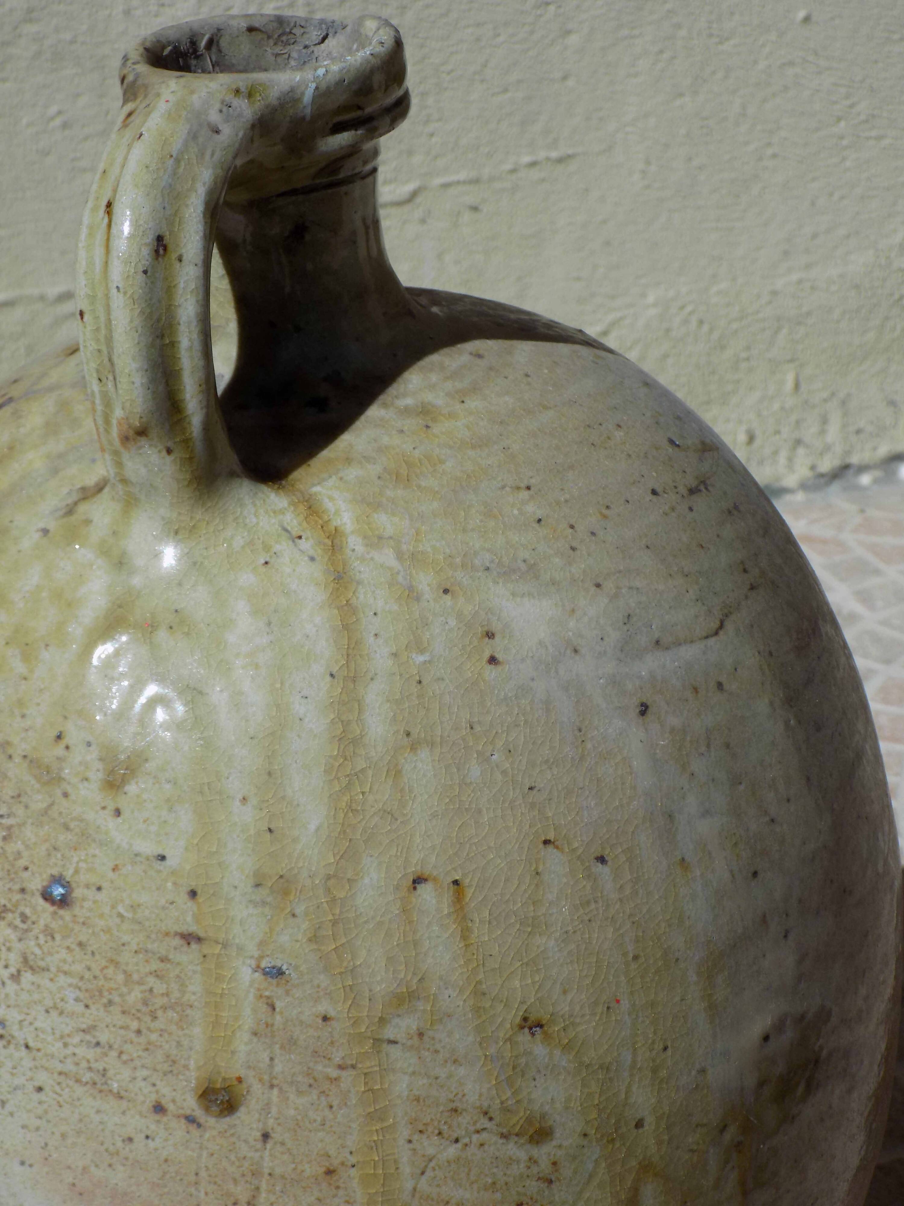 enamelled stoneware jug jar