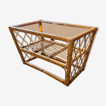 Rattan coffee table