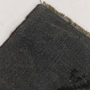 Tapis de couloir vintage gris et noir 2x8, 72x255 cm