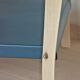 Art Deco trolley 50s wood and petrol blue