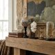 Decorative duo — Maligano jasper sphere & quartz clusters on bases