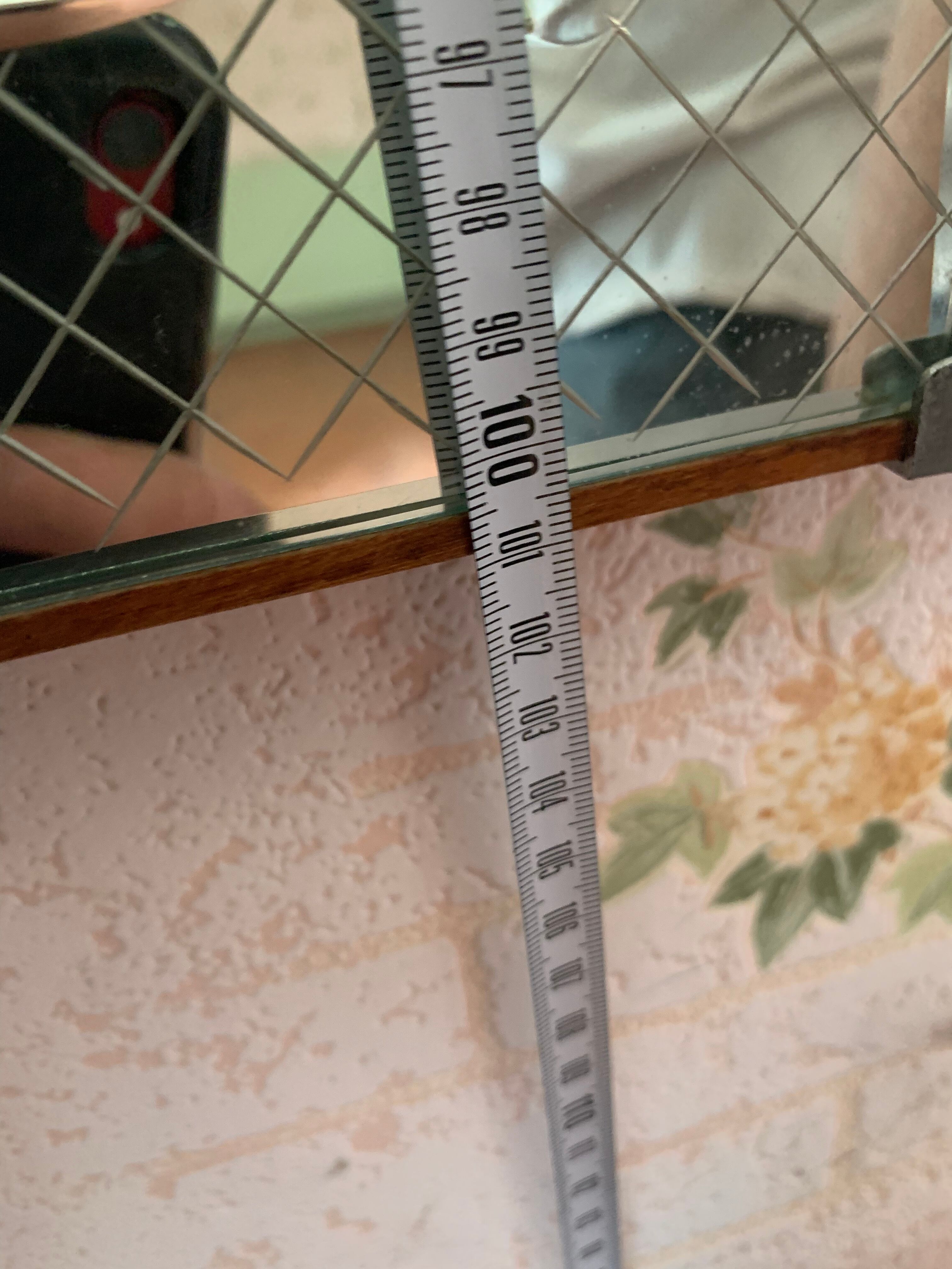 Venetian bistro mirror 200 x 100 cm - 50s