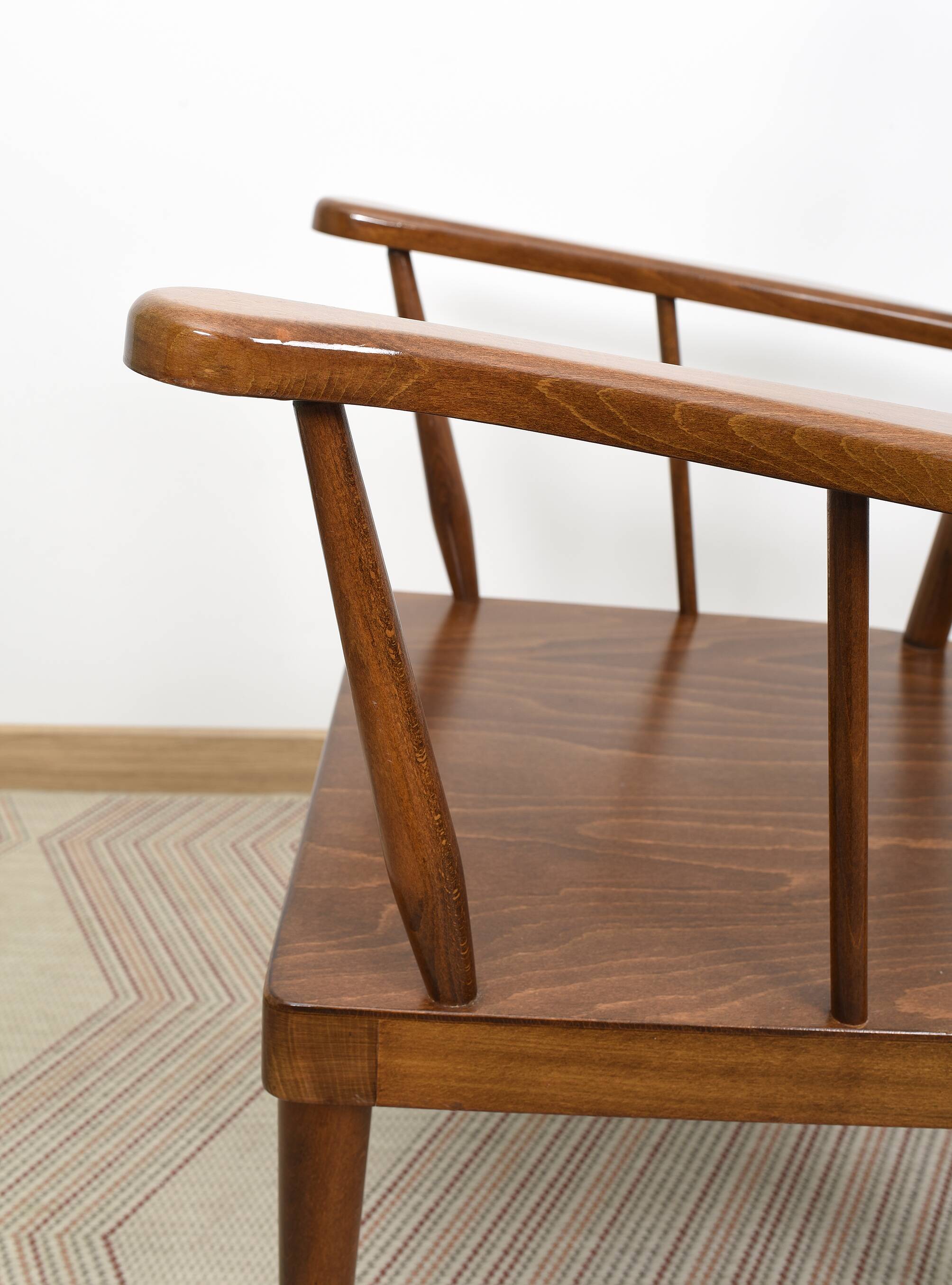 Fan armchairs signed armchair baumann