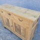 Bahut buffet furniture of old raw wood shallow