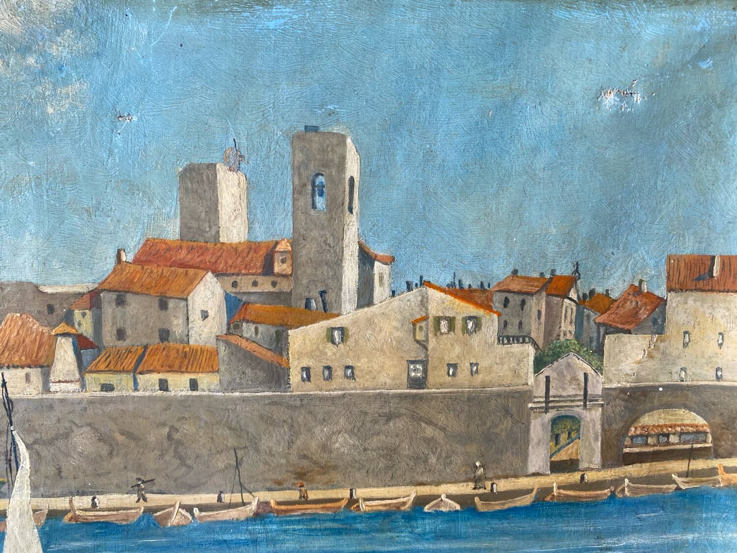 Fishing port in the Mediterranean