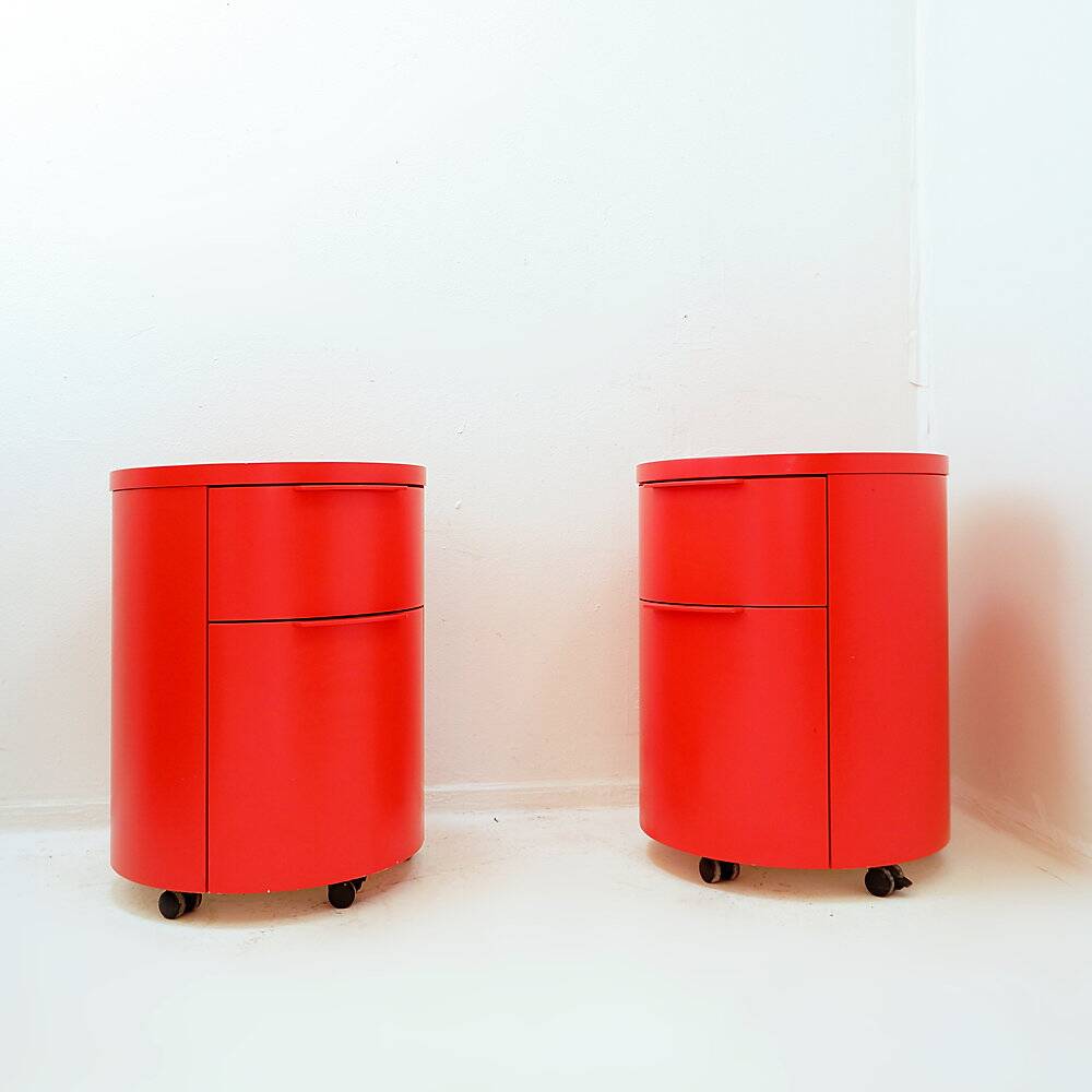 Cylindrical drawer furniture set conga - thomas althaus for schönbuch