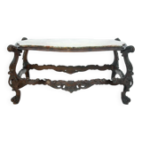 Table avec plateau en marbre, Italie, début du XXe siècle.