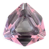 Pink crystal ashtray