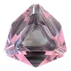 Cendrier en cristal rose