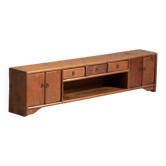 Antique Chinese low cabinet in elm wood – China, circa 1900