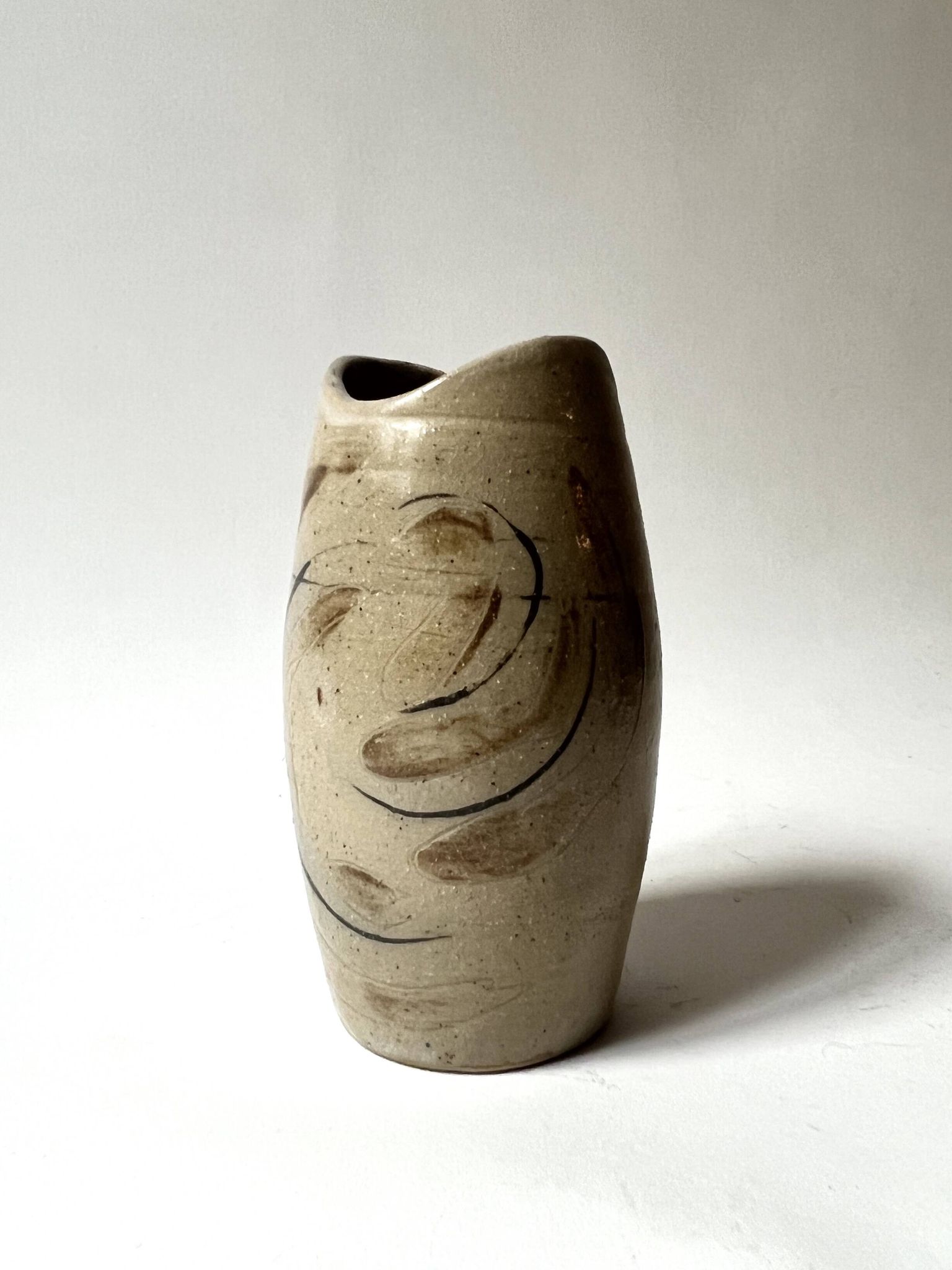 Vase en céramique émaillée fait main