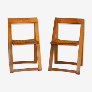 Pair of chairs folding