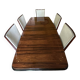 Rio Rosewood Dining Set & 6 Chairs – Art Deco / 1950s