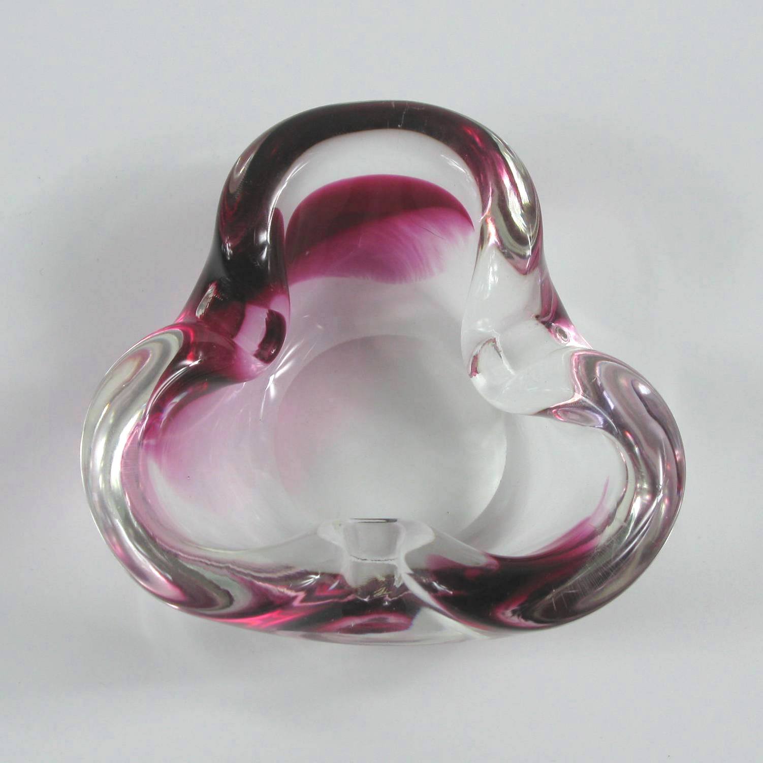 Mid-century murano glass ashtray 1960