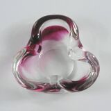 Cendrier en verre de Murano années 1960