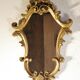 Golden Italian Mirror 41 x 28 cm