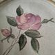 6 vintage stoneware dinner plates – Rosita model by MBFA Pornic