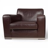 B&B Italia Maxalto Apta Imprimatur leather armchair by Antonio Citterio