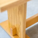 70s table with oak laminate top