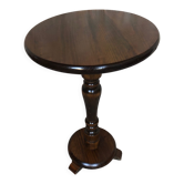 Table appoint bois rond