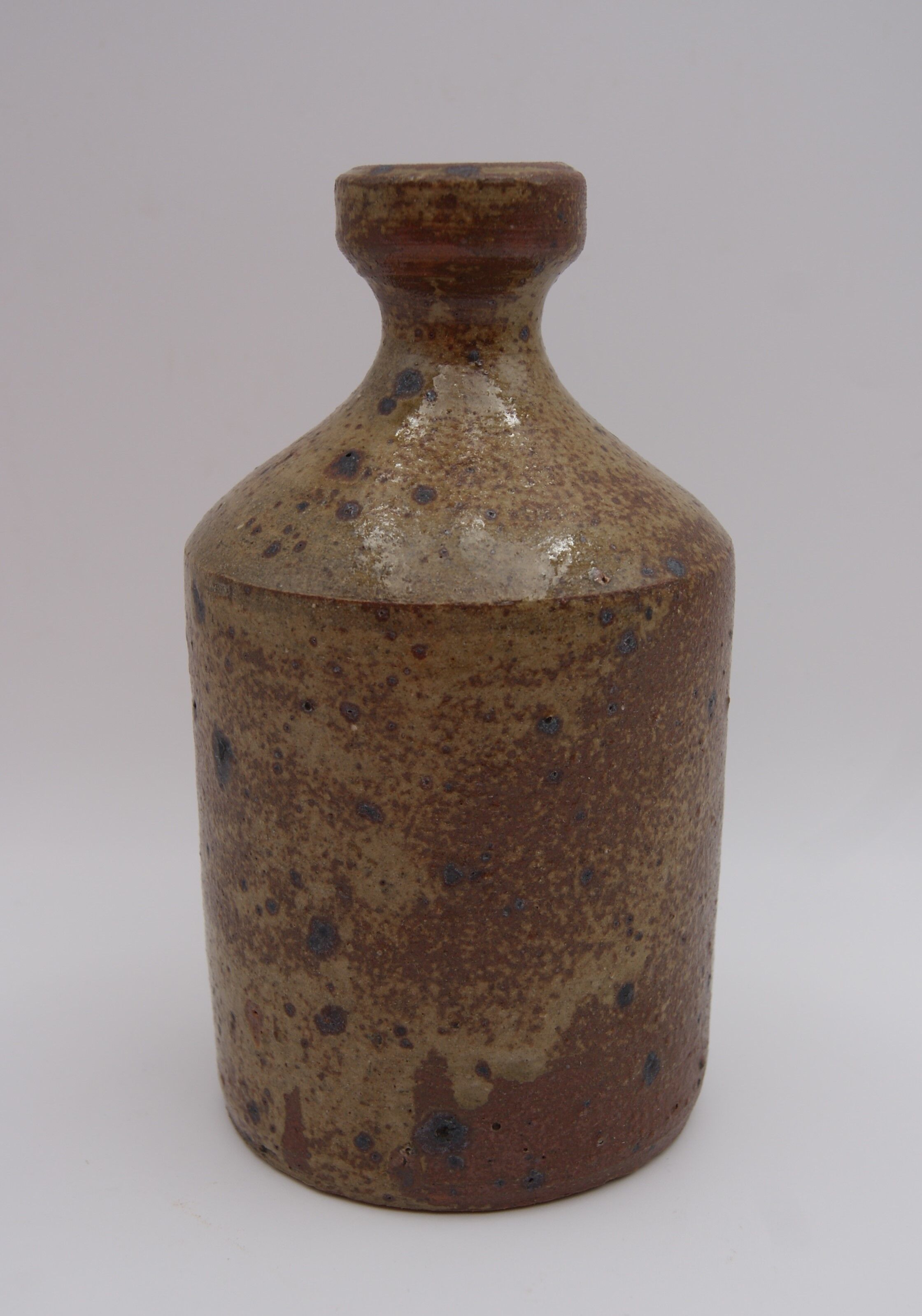 Vintage pyrity stoneware bottle