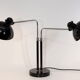 Double desk lamp, Bauhaus, by Christian Dell, model 6660 Super, original edition Kaiser Idel