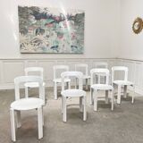 Set of off-white vintage chairs