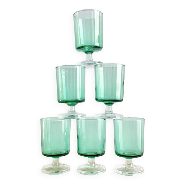 6 verres Luminarc vintage