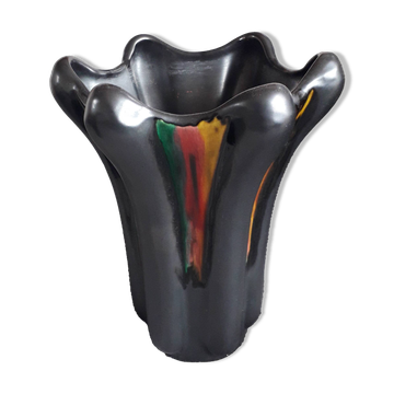 Vase vintage en céramique signée