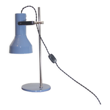 Blue table lamp, 70's